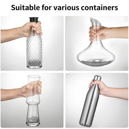 1000 PCS Decanter Cleaning Beads, 304 Stainless Steel Cleaning Balls for Glassware, Reusable Cleaning Beads for Wine Decanters Water Bottle Carafe and Vase - style: 1000pc Beads for Decanter