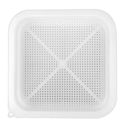 Double Layer Honey Strainer Sieve | Food Grade PP Material for Pure Honey | Beekeeping Equipment/Home Kitchen Use | 3 - Piece Set with Funnel