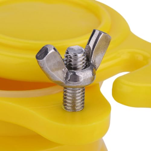 AUNMAS Honey Gate Valve, Food Grade Beekeeping Supplies, Regulates Honey with Removable Bracket for Buckets Jars Bottling Tanks