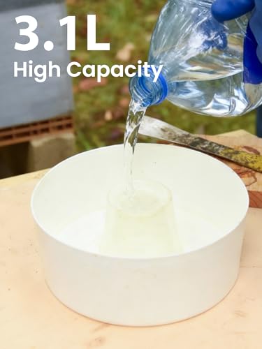 4 PCS Rapid Round Bee Feeders for 8-Frame and 10-Frame Bee Hives | Beekeeping Feeding Equipment