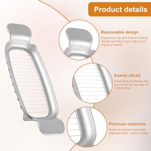 Butter & Cheese Slicer - 304 Stainless Steel Multifunctional Kitchen Tool for Block Butter, Cheese & Fruit - style: Butter Slicer+Cheese Tong