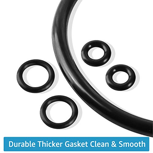 Homebrew Gasket Set, 35 PCS Corny Keg O Rings Ball Lock Keg O Rings Carbonation Lid Ball Lock Keg Post Poppet Dip Tube O-Ring Sealing Washers Corny Keg Rebuild Kit with O- Ring Removal Tool - size: 35pcs O-Rings + Removal Tool