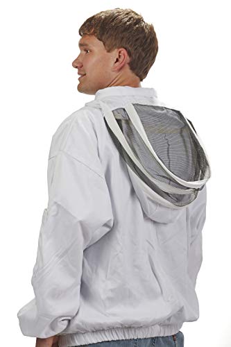 Little Giant® Deluxe Beekeeping Jacket | Protective Bee Suit Jacket with Hood | Easy to Remove and Use - size: XX-Large