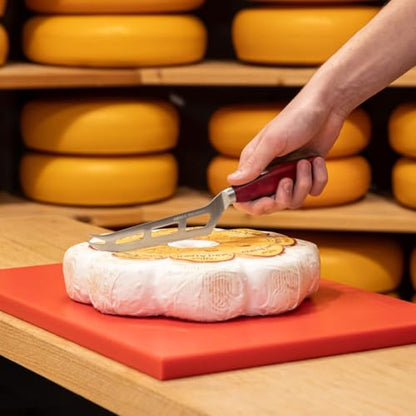 BOSKA Universal Cheese Cutter Red - Professional Cheese Knife - Premium Quality - Multi-use - Serrated Edge - 140 Mm - HACCP Knife - for Professional Use - color: Red, size: Universal cutter