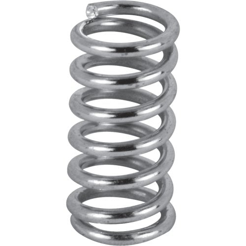 Prime-Line SP 9700 Compression Spring, Spring Steel Construction, Nickel-Plated Finish, 0.035 GA x 1/4 In. x 1/2 In. (6 Pack) - color: Nickel, size: 1/4 in. x 1/4 in.