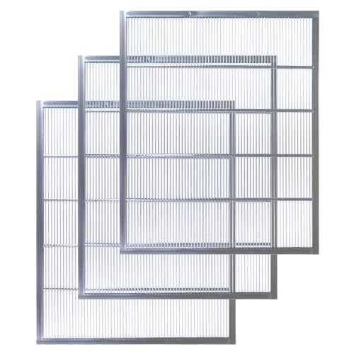 3Pcs Queen Excluder Metal Queen Bee Excluder for 10 Frame Beehive Beekeeping Queen Excluders Beekeeping Tools - size: 3 Pack 10 Frame