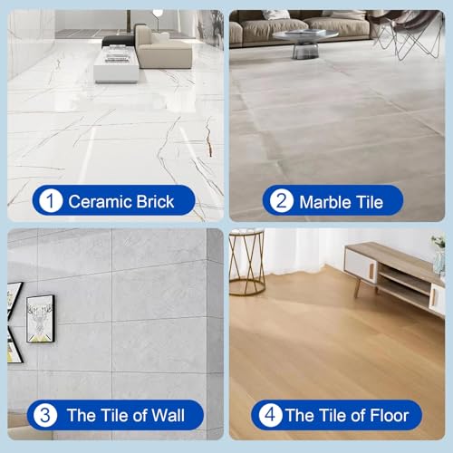 DGSL Tile Leveling System Clips - DIY 2400 Tiles Leveler Spacers - 1/8 Inch Tile Leveling System for Professional Ceramic Tile and Stone Installation - size: 1/8 Inch*2400 Piece