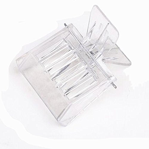 5pcs Beekeeping Queen Bee Cage Catcher Clips - Transparent Plastic