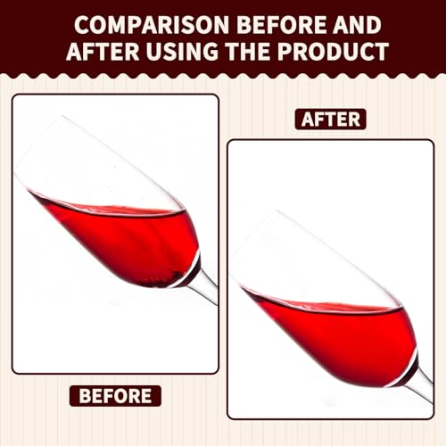 Potchen 4 Pcs Wine Aerator Shower Funnel with Mesh Sediment Strainer Stainless Steel Aerating Decanter Funnel with Filter Sieve and Brushes for Christmas Wine Lover Gift