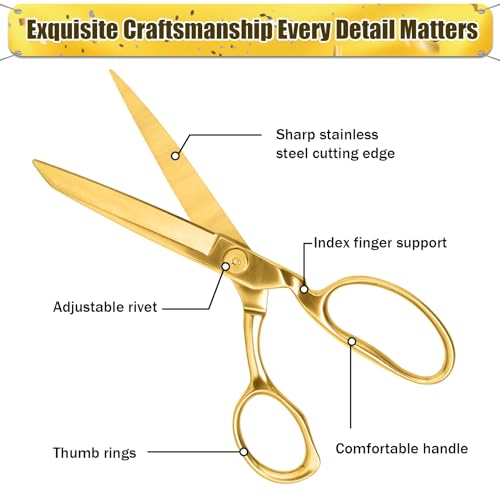 Grand Opening Ribbon-Cutting Ceremony Kit – Includes Gold Scissors, Flower Ball, Red Ribbon & White Gloves,Suitable for all ribbon-cutting and inauguration ceremonies (Mirror Polished Handle) - style: Mirror Polished Handle