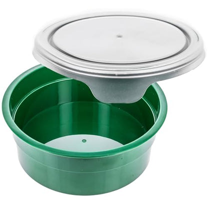 ASR Outdoor Gold Rush Sifting Screen Classifier Container Mini 6 Inch (0 Holes per Square Inch) - size: Container w/ Lid