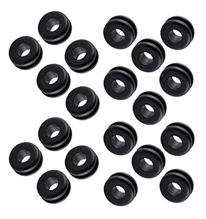 20pc Grommets for Airlock On Homebrew Beer, Mead or Wine Fermenter Lid