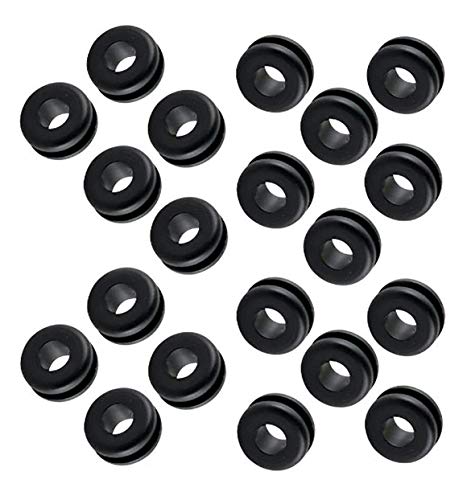 20pc Grommets for Airlock On Homebrew Beer, Mead or Wine Fermenter Lid