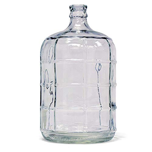 Home Brew Ohio 3 Gallon Glass Carboy with Drilled Bung, Three-Piece Airlock and Dual Scale Thermometer