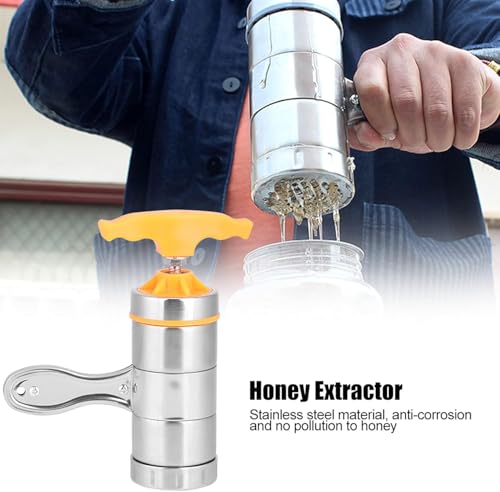 Harvesting Beekeeping Starter Tool Kit Set Equipment Filter Double Bee Sieve Honey Debris Strainer Beekeeping Press Machine Honey Extractor Beekeeping Stainless