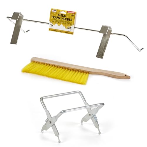 Little Giant® Beehive Frame Kit | Bee Brush | Beehive Frame Grip | Beehive Frame Holder Rest | Beekeeping Frame Supplies | Beehive Maintenance