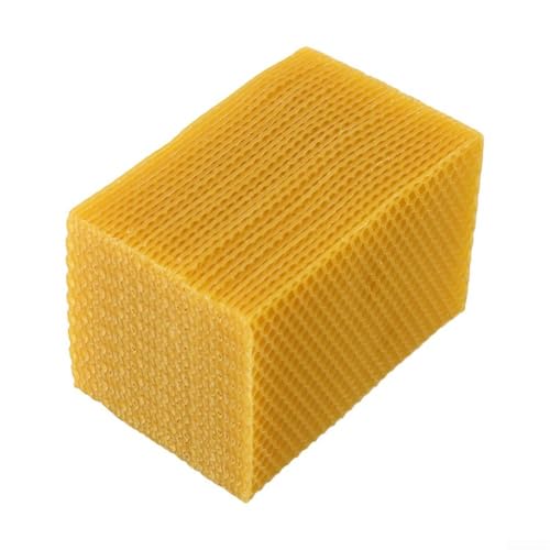30 Pack Beeswax Foundation Sheets 5.24 X 3.54 Inch Natural For HONEYCOMB Base For Beehive Frames, Essential For BEEKEEPING Supplies For Nest Building And High Yield, Suitable For Candle Making DIY