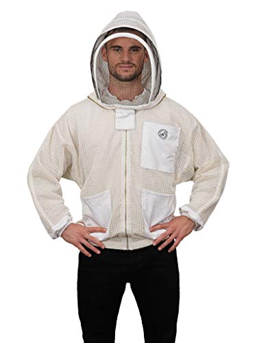 Humble Bee 321 Ultravent Beekeeping Jacket with Fencing Veil - size: 3X-Large