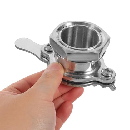Abaodam Honey Gate Valve Tap Stainless Steel Honey Bucket Accessories Valve Tool Beekeeping Tool for Extractor Or Bottling Equipment Silver