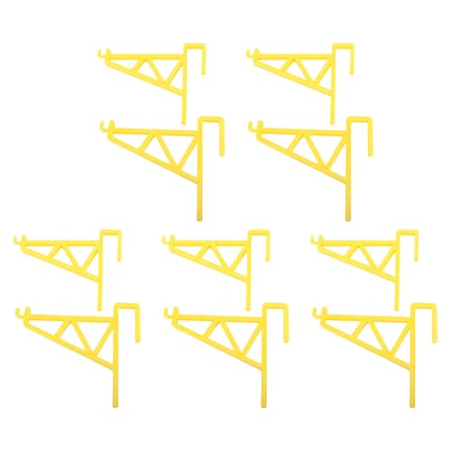ANGGREK Beehive Frame Holder Grip, Beehive Inspection Bracket Lightweight Sturdy 10pcs for Honey Harvesting (Yellow) - color: Yellow