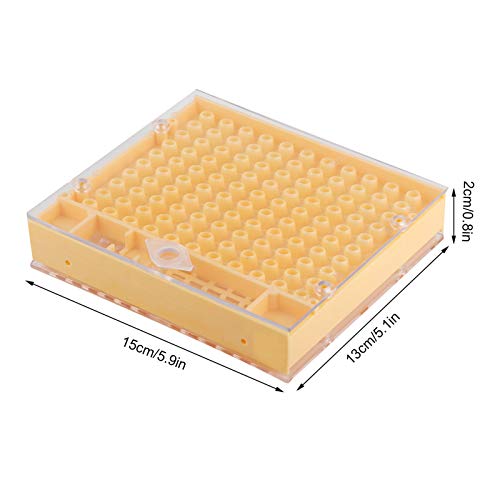 Plastic Queen Bee Rearing Box, Lightweight Portable Bee Grafting Kit Breeding Cell Cup Kit for Beekeeping Equipments Supplies