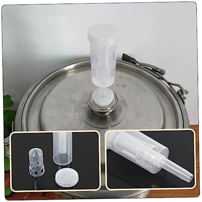 3sets One-Way Silicone Plug Valves for Home Brewing Automatic Exhaust Check Valve for Fermenting Beer and Wine Easy to Clean Home Brew Accessory