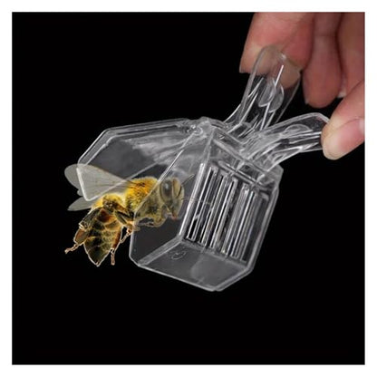 Queen Bee Cage 30 Pcs Beekeeping Queen Bee Cages Catcher Clear Clip Cage Equipment Tool Beekeeper Equip