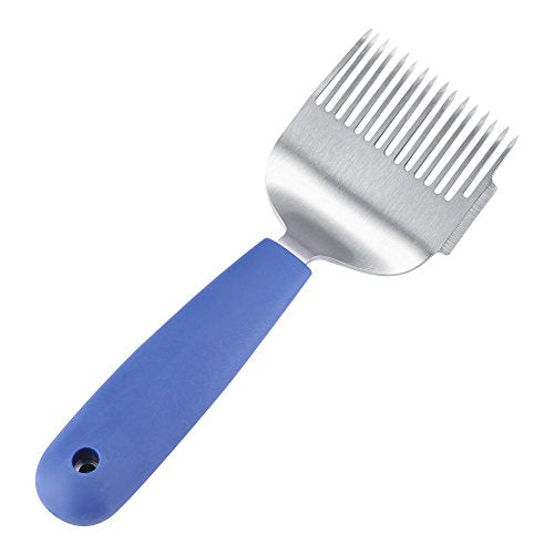 Uncapping Fork for Beekeeping, Stainless Steel Material, Plastic Handle Beekeeping Tool, Great for Honeycomb Uncapping and Drone Brood Removal, Durable Beekeeper Supplies