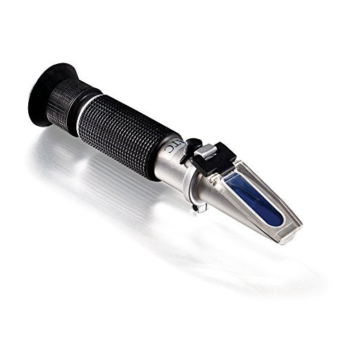 Brix and Specific Gravity Refractometer with Temperature Correction