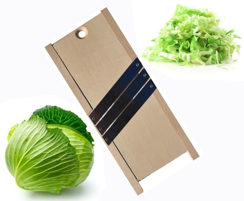 2 pcs Three-knives Wooden Cabbage Shredder for Coleslaw