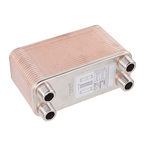 Plate Heat Exchanger Cooler Chiller Condenser Evaporator Brazed Compact Chiller Cooler Refrigerator Cooler for Chill Cooler Dish Plate Cooler Fridge Wort Chillers