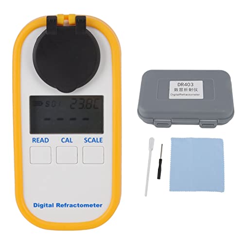 Pssopp 0‑80% Alcohol Tester, Digital Smart Brix Refractometer Home Making Wine and Brewing Beer Display for Easy Reading