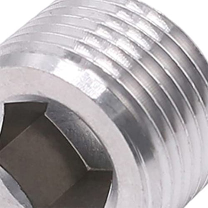 Othmro 6pcs Iron Hex Socket Pipe Fitting, 1/2" Female Thread Hose Adapter Connector Fit for 0.49" Tubes Pipe Plug Fitting Assortment Set for Garden Pipe Pneumatic Solenoid Valve Silver - size: 6pcs 1/2"