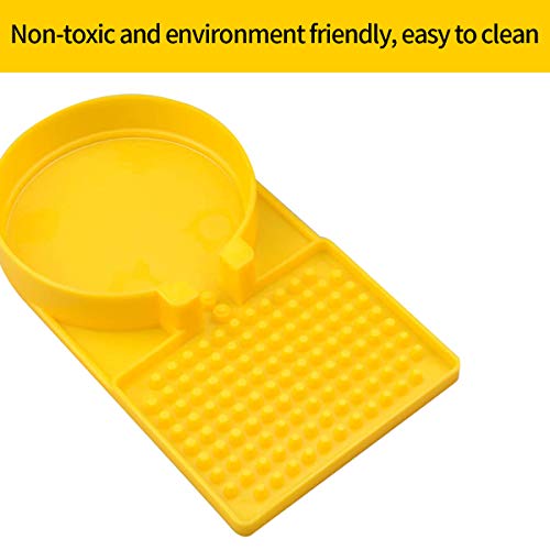 2 Pack Bee Feeder Beehive Beekeeping Water Dispenser Drinking Beekeeping Equipment Honey Beehive Entrance Feeder Beekeeper Tools (2)