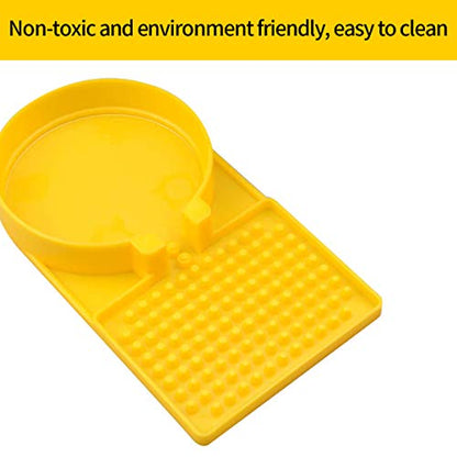 2 Pack Bee Feeder Beehive Beekeeping Water Dispenser Drinking Beekeeping Equipment Honey Beehive Entrance Feeder Beekeeper Tools (2)