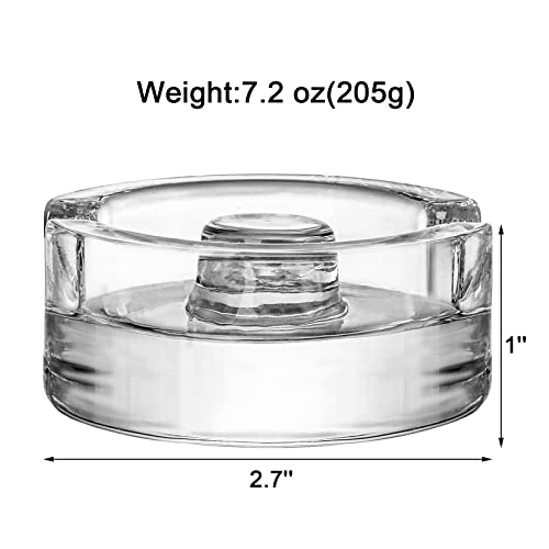 9 Pack Fermentation Weight with Easy Grip Handle, Glass Fermentation Kit, Fermentation Lids for Wide Mouth Mason Jars, Pickle