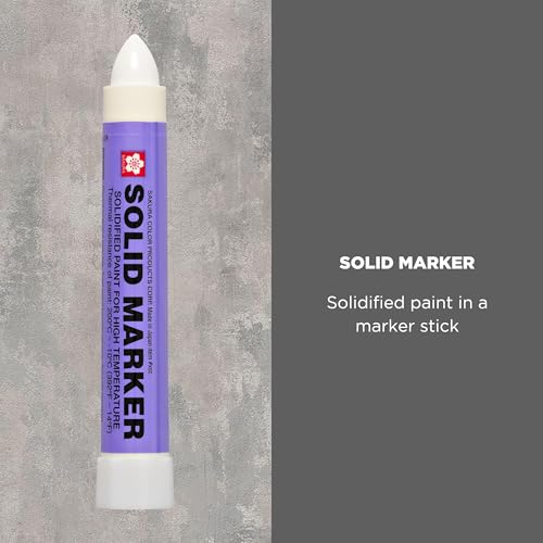 Sakura Solid Paint Markers - Permanent Marker Pens - Window, Wood & Glass Marker - White Paint - 1 Pack - color: White Paint