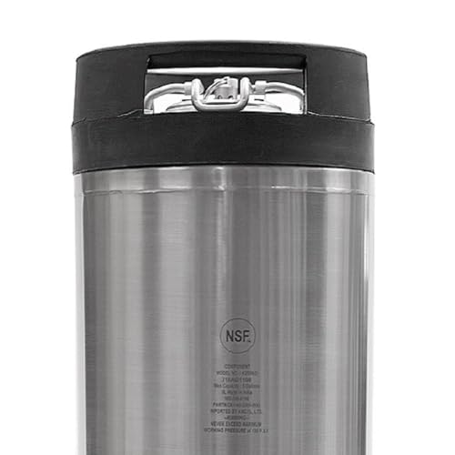 New Ball Lock 5 Gallon Keg – Dual Handle | Stainless Steel Cornelius-Style Keg
