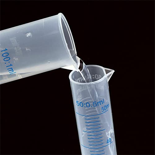 250ml Plastic Graduated Cylinker, Measuring Cylinder Graduated Cylinders Lab Supplies Laboratory Tools