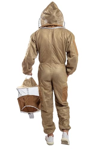 -- Beekeeping Ventilated Suit in multi-Colors with Round Or Fencing Veils