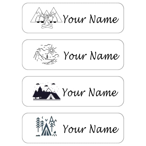 Custom Waterproof Dishwasher Safe Kid Name Labels for Daycare(128 Pack), Camp, School Supply, Baby Bottles, Lunch Boxes and Cups, Travel. Cute Personalized Design Name Stickers (Pattern 13) - color: Pattern 13