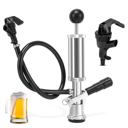 Keg Party Pump, 4" Keg Tap Kit Keg Pump Taps - size: 4 Inch