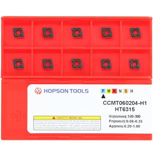 Carbide Turning Inserts Ccmt21.51 / Ccmt060204-PF for Finishing Cutting Steel, CCMT for Lathe Turning Tools, 10 PCS. - size: CCMT21.51-PF