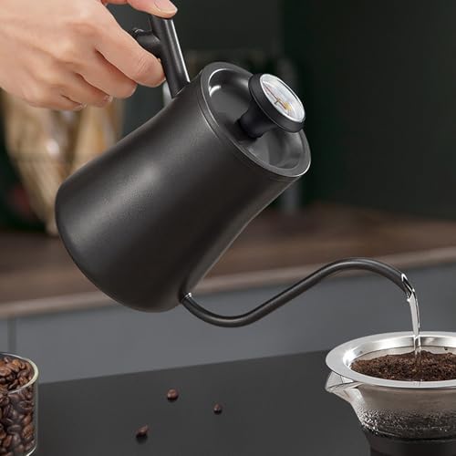 Instant Read Coffee Thermometer with 1.5-Inch Dial & 5.3-Inch Probe, Ideal for Coffee Drinks and Chocolate Milk Foam, Precision Temperature Measuring Tool