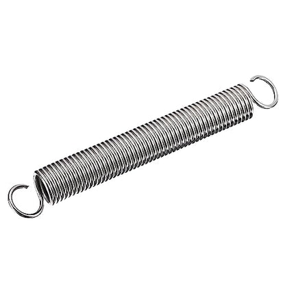 uxcell 1Pcs Extended Spring 1-1/4 inch x 10 inch, 0.14 inch Spring Steel Dual Hook Tension Springs for Machinery Construction Industrial - size: 3.8x31.75x254mm
