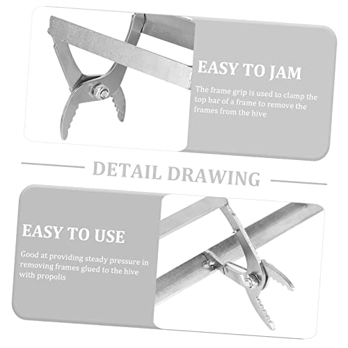 Metal Beehive Frame Grip Clip Holder Tool for Beekeeping Durable Frame Holder with Safe Grip and Inspection
