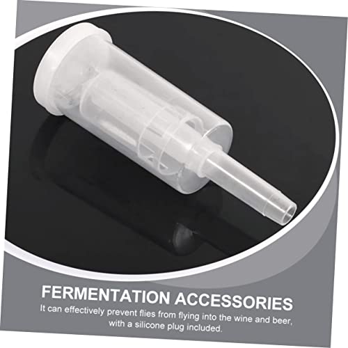 SOLUSTRE 3sets Homemade Non-Return Valves for Fermenting Wine and Beer of Silicone Vent Valves Automatic for Home Brewing and Fermentation and Reusable