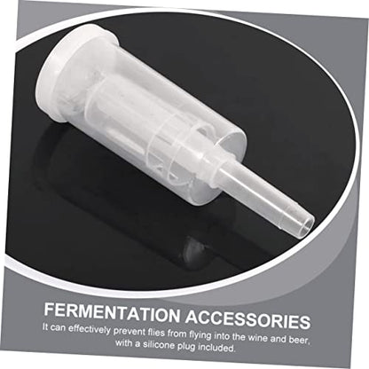 SOLUSTRE 3sets Homemade Non-Return Valves for Fermenting Wine and Beer of Silicone Vent Valves Automatic for Home Brewing and Fermentation and Reusable