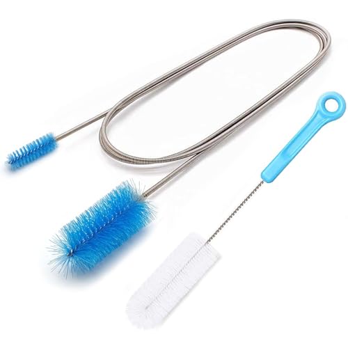 CPAP Tube Cleaning Brush - Flexible Stainless (6 Feet) Plus Handy Brush (10 Inches) fits Standard 22mm Diameter Tubing