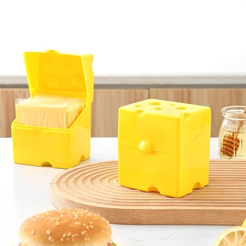 Cheese Block Storage Box with Lid Food Preservation Case Crisper Container for Picnics and Gatherings